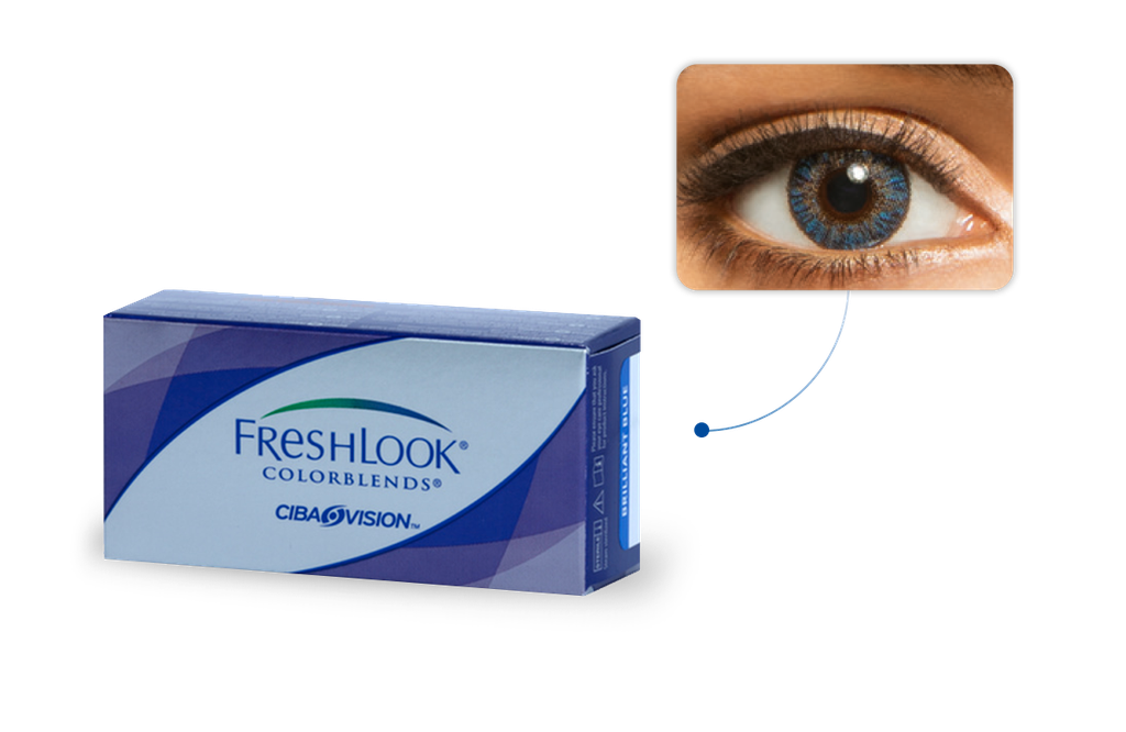 Freshlook ColorBlends Bleu Azur 2L